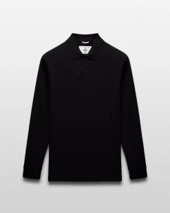 Athletic Pique Academy Long Sleeve Polo