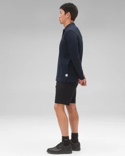 Athletic Pique Academy Long Sleeve Polo