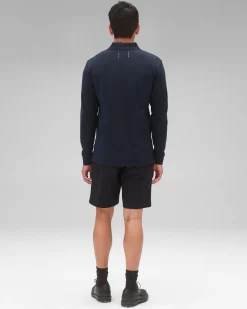 Athletic Pique Academy Long Sleeve Polo