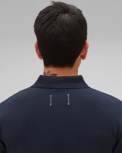 Athletic Pique Academy Long Sleeve Polo