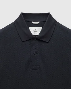 Athletic Pique Academy Long Sleeve Polo