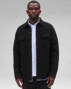 Boiled Wool Warden Overshirt