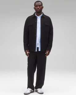 Boiled Wool Warden Overshirt