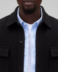 Boiled Wool Warden Overshirt