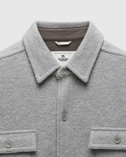 Boiled Wool Warden Overshirt