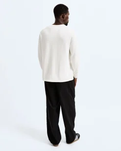 Cotton Linen Regatta Crewneck