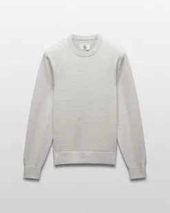 Cotton Slub Laurel Crewneck