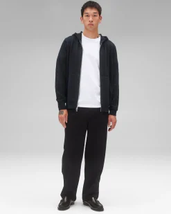Cotton Slub Laurel Full Zip Hoodie