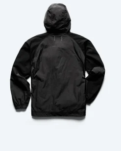Crinkle Nylon Match Hooded Jacket