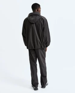 Crinkle Nylon Match Hooded Jacket
