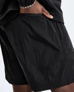 Crinkle Nylon Match Short 6