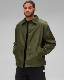 Econyl Satin Nylon Coach's Jacket