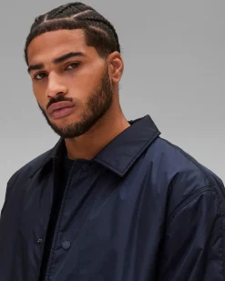 Econyl Satin Nylon Coach's Jacket