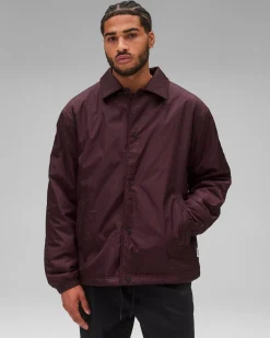 Econyl Satin Nylon Coach's Jacket