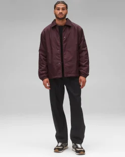 Econyl Satin Nylon Coach's Jacket