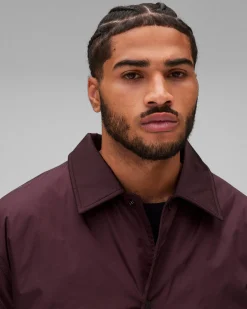 Econyl Satin Nylon Coach's Jacket