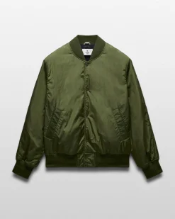 Econyl Satin Nylon Stadium Jacket