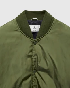 Econyl Satin Nylon Stadium Jacket