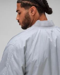 Econyl Satin Nylon Stadium Jacket