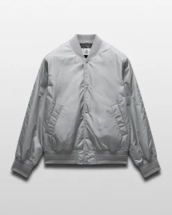 Econyl Satin Nylon Stadium Jacket