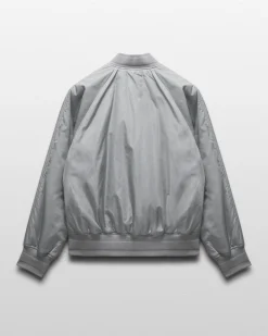 Econyl Satin Nylon Stadium Jacket