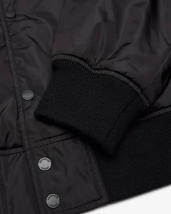Econyl Satin Nylon Stadium Jacket
