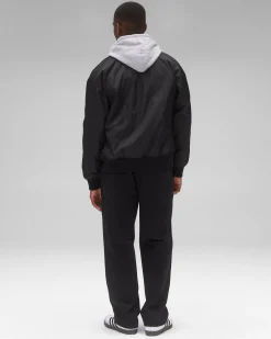 Econyl Satin Nylon Stadium Jacket