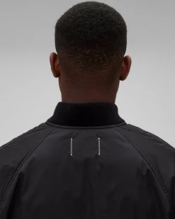 Econyl Satin Nylon Stadium Jacket