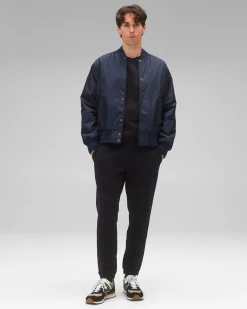 Econyl Satin Nylon Stadium Jacket