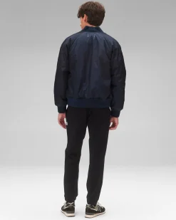 Econyl Satin Nylon Stadium Jacket