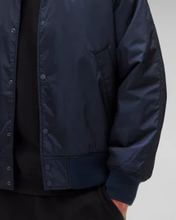 Econyl Satin Nylon Stadium Jacket