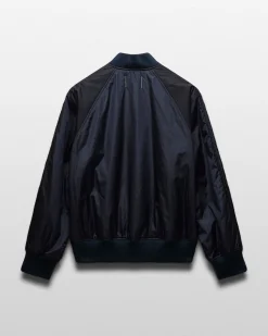 Econyl Satin Nylon Stadium Jacket