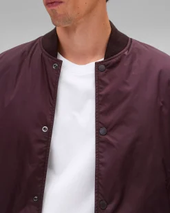 Econyl Satin Nylon Stadium Jacket