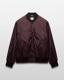 Econyl Satin Nylon Stadium Jacket