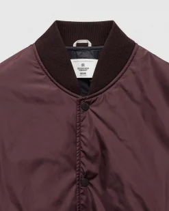 Econyl Satin Nylon Stadium Jacket