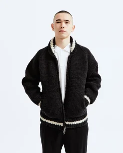 Handknit Varsity Sweater