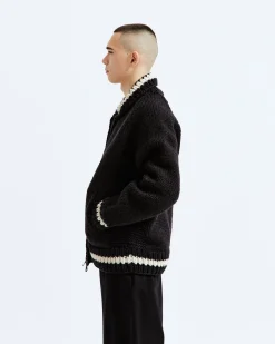 Handknit Varsity Sweater