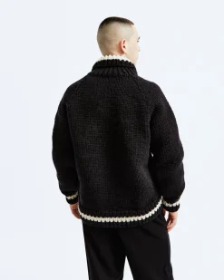 Handknit Varsity Sweater