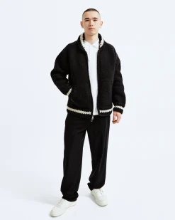 Handknit Varsity Sweater