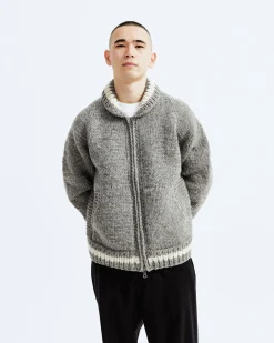 Handknit Varsity Sweater