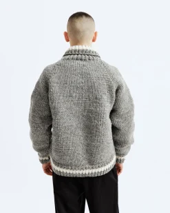 Handknit Varsity Sweater
