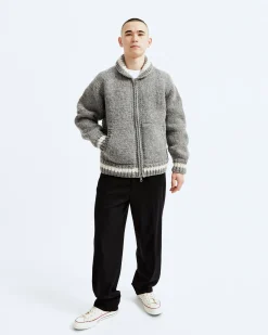 Handknit Varsity Sweater