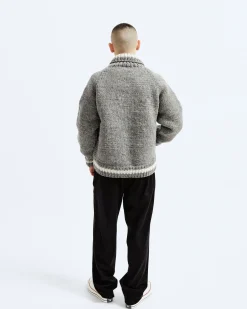Handknit Varsity Sweater