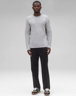 Lightweight Jersey Long Sleeve Henley