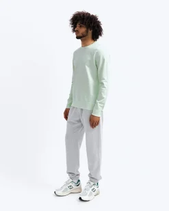 Lightweight Terry Slim Crewneck