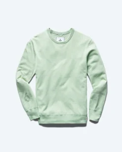 Lightweight Terry Slim Crewneck