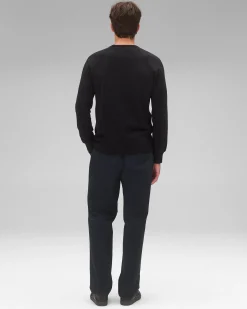 Lightweight Terry Slim Crewneck