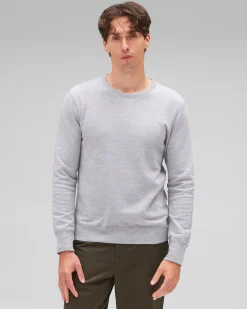 Lightweight Terry Slim Crewneck