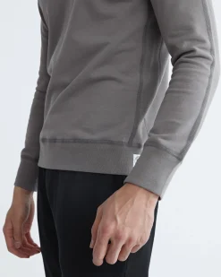 Lightweight Terry Slim Crewneck