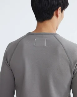 Lightweight Terry Slim Crewneck